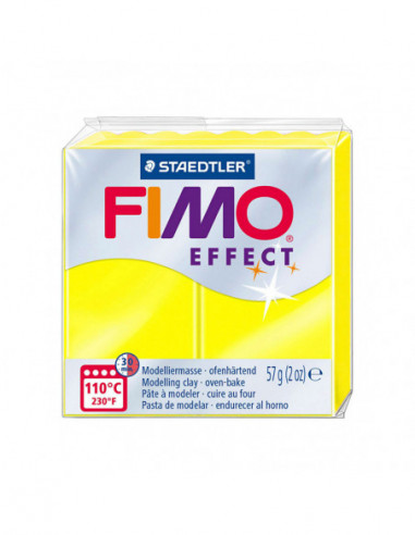 FIMO Effect Boetseerklei Neon Geel 57gr