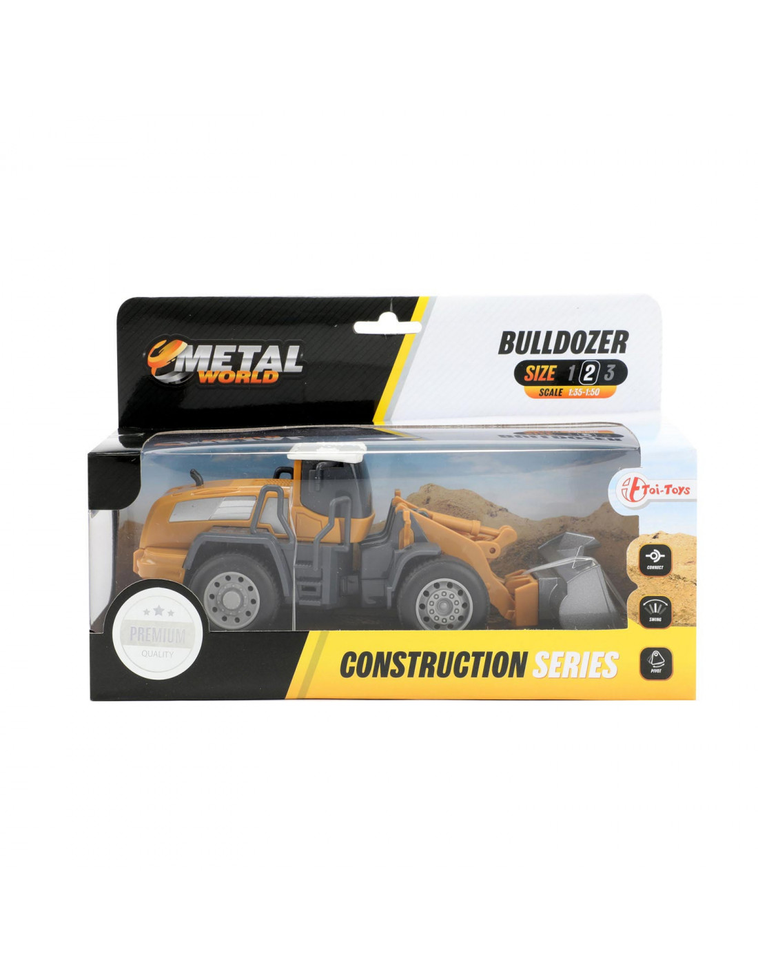 METAL Bouwvoertuig -wiellader 1:55 METAL Bouwvoertuig -wiellader 1:55