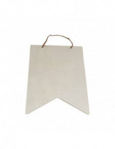 Houten Vlag Rechthoek met...