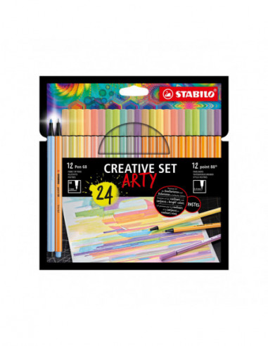 STABILO Creative Set ARTY Etui 68/88...