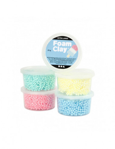 Foam Clay Extra Large 5 Kleuren