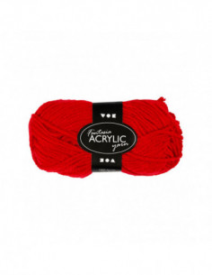 Acrylgaren Rood 50gr 80m