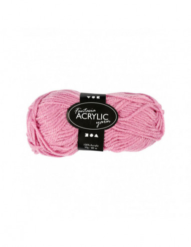 Acrylgaren Roze 50gr 80m