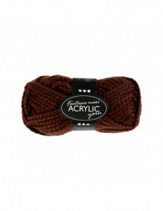 Acrylgaren Bruin 50gr 80m