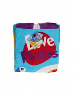 Handdoek Poncho Piraatjes...