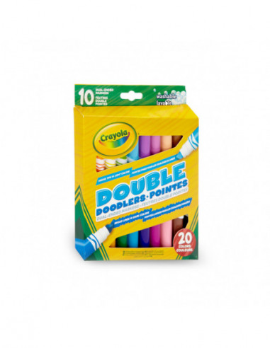 Crayola Dubbelzijdige Viltstiften 10st.