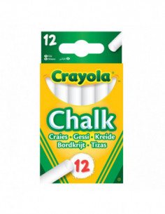 Crayola Bordkrijt Wit 12st.