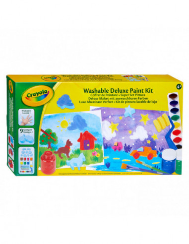 Crayola Deluxe Luxe Afwasbare Verfset