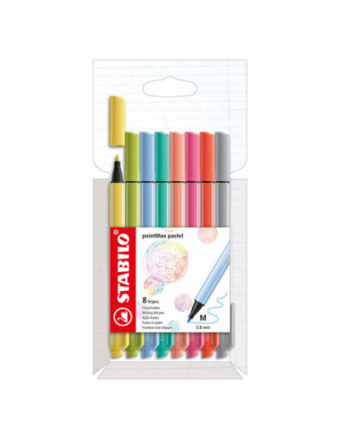 STABILO PointMax Etui Pastel 8st.