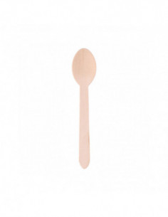 Wegwerp Lepel Hout 16cm 50st.