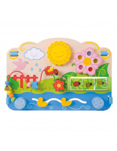 Houten Activiteitenbord Bloem