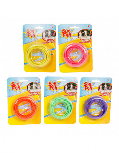 Sun Fun Springelastiek Gekleurd 300cm