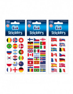 Stickervel Vlaggen