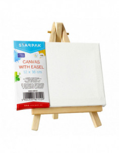 Canvas met Ezel 12x16cm