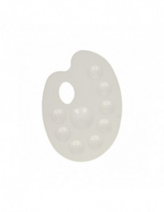 Verfpalet Wit 9 Vakken