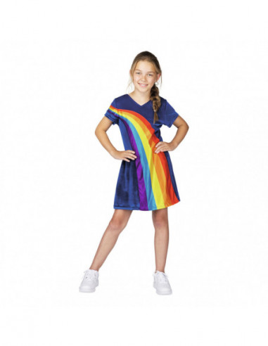 K3 Verkleedjurk - Regenboog Blauw 3-5...