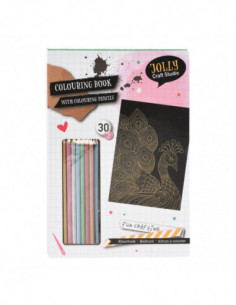 Kleurboek met 8 Potloden