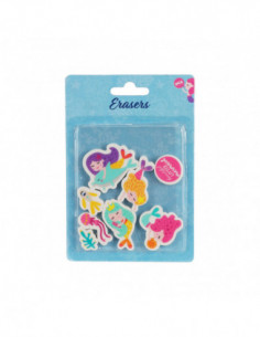 Gummen Set Zeemeermin 8st.