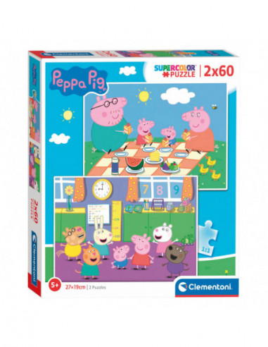 Clementoni Puzzel Peppa Pig 2x60st.