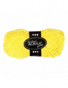 Acrylgaren Geel 50gr 80m