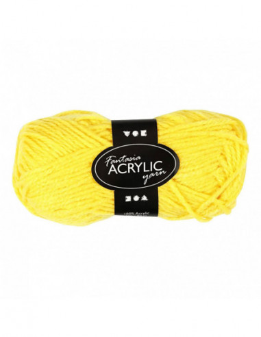 Acrylgaren Geel 50gr 80m