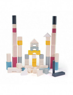 Houten Bouwblokken in...