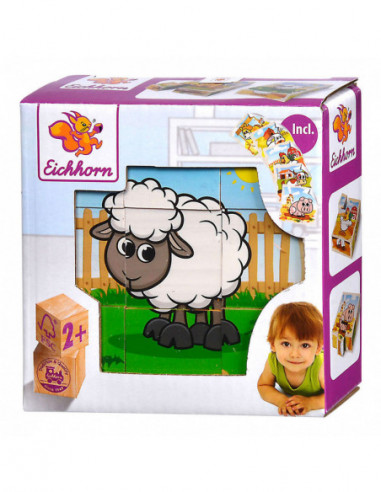 Eichhorn Houten Blokpuzzel Boerderij