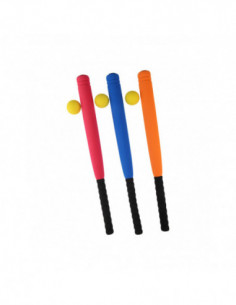 Foam Honkbalknuppel met Bal