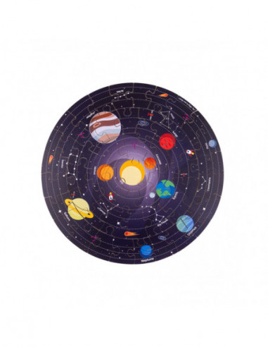 Vloerpuzzel Zonnestelsel Rond 39cm