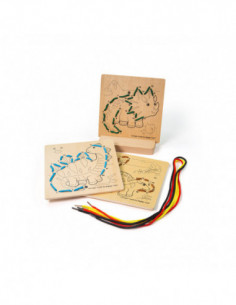 Rijgen op Nummer Dinosaurus...