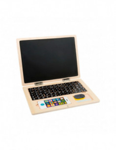 Houten Laptop met Magneetbord