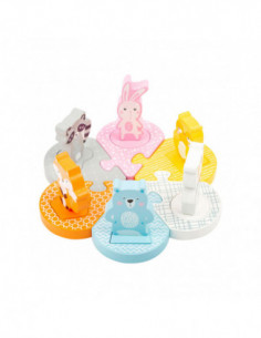 Houten Vormenpuzzel Dieren