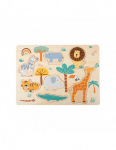 Houten Puzzel Safari