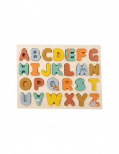 Houten Alfabet Puzzel Safari