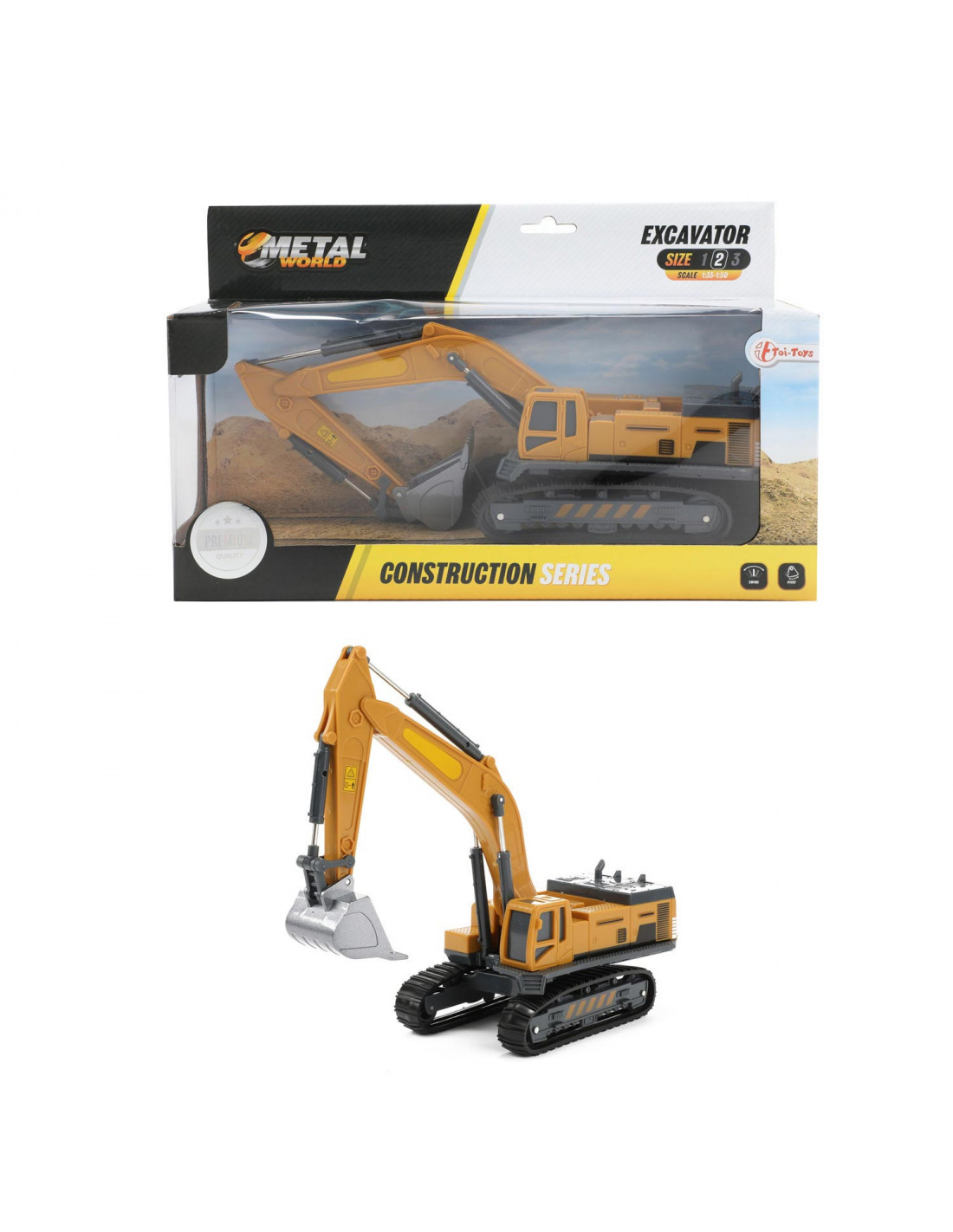 METAL Bouwvoertuig Graafmachine met... METAL Bouwvoertuig Graafmachine met...