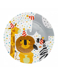 Bordjes Papier Safari 8 Stuks