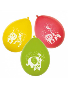 Ballonnen Safari 6 Stuks