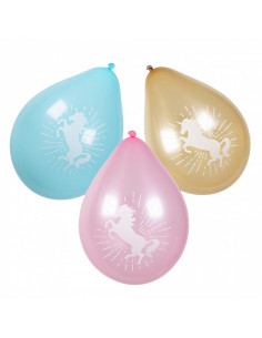 Ballonnen Eenhoorn 6 Stuks