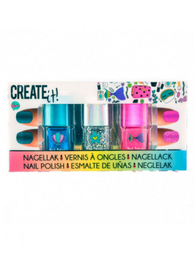 Create It! Nagellak Glitter 3st.