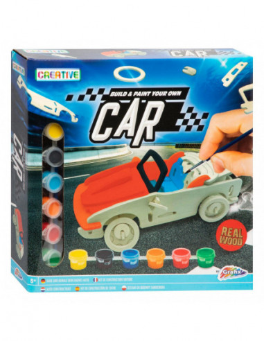 Houten Bouw- en Schilderpakket - Auto