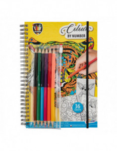 Kleuren op Nummer Kleurboek...