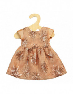 Poppen Glitterjurk Rose...