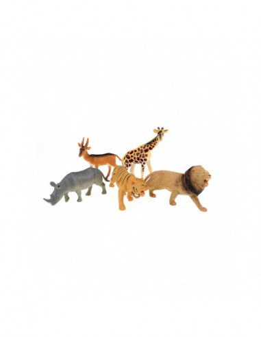 Animal World Wilde Dieren Deluxe 5st.