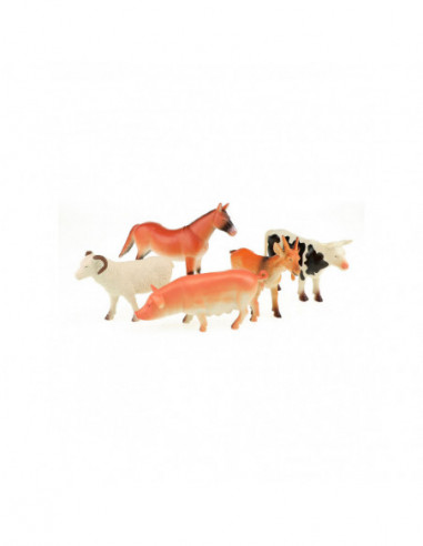 Animal World Boederijdieren Deluxe 5st.