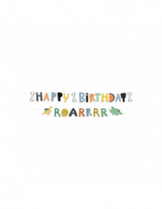 Letterbanner Dino Roars 2st.