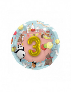 3D Folieballon Dieren met...