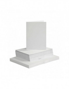 Kaarten en Enveloppen Wit...