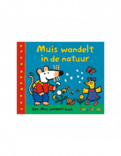 Muis wandelt in de natuur
