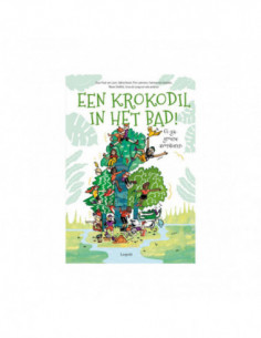 Een krokodil in het bad!