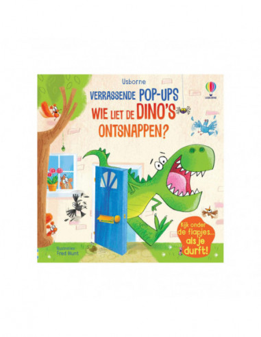 Wie liet de Dino's ontsnappen? Pop-Up...